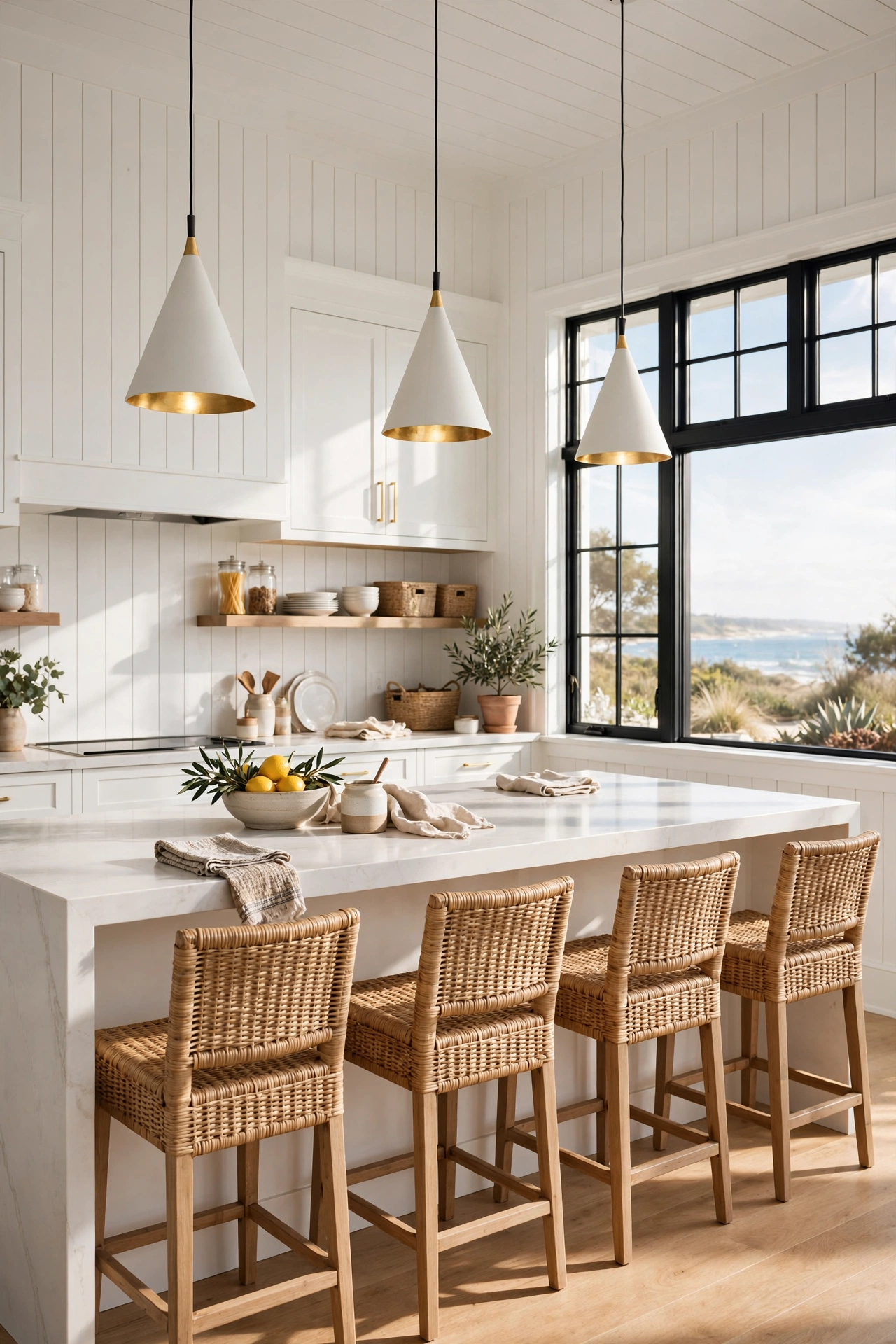 Coastal Serenity with Natural Textures