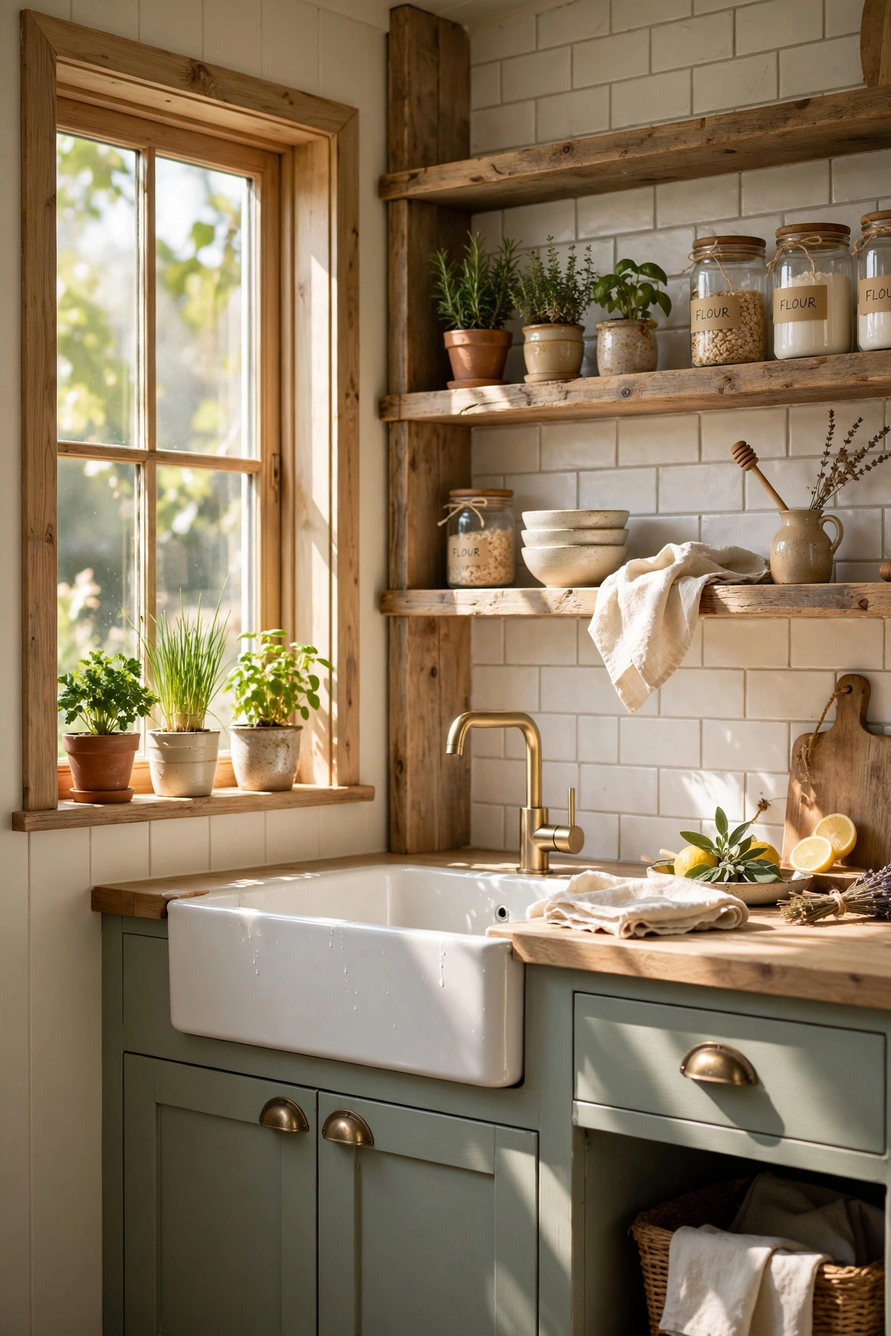 Sage Green Cottage Core