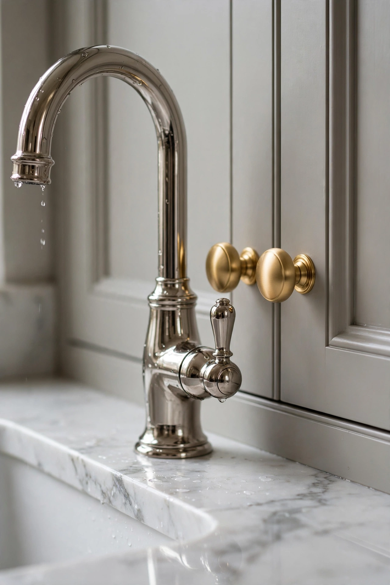 Elegant Pairings with Polished Nickel and Gold
