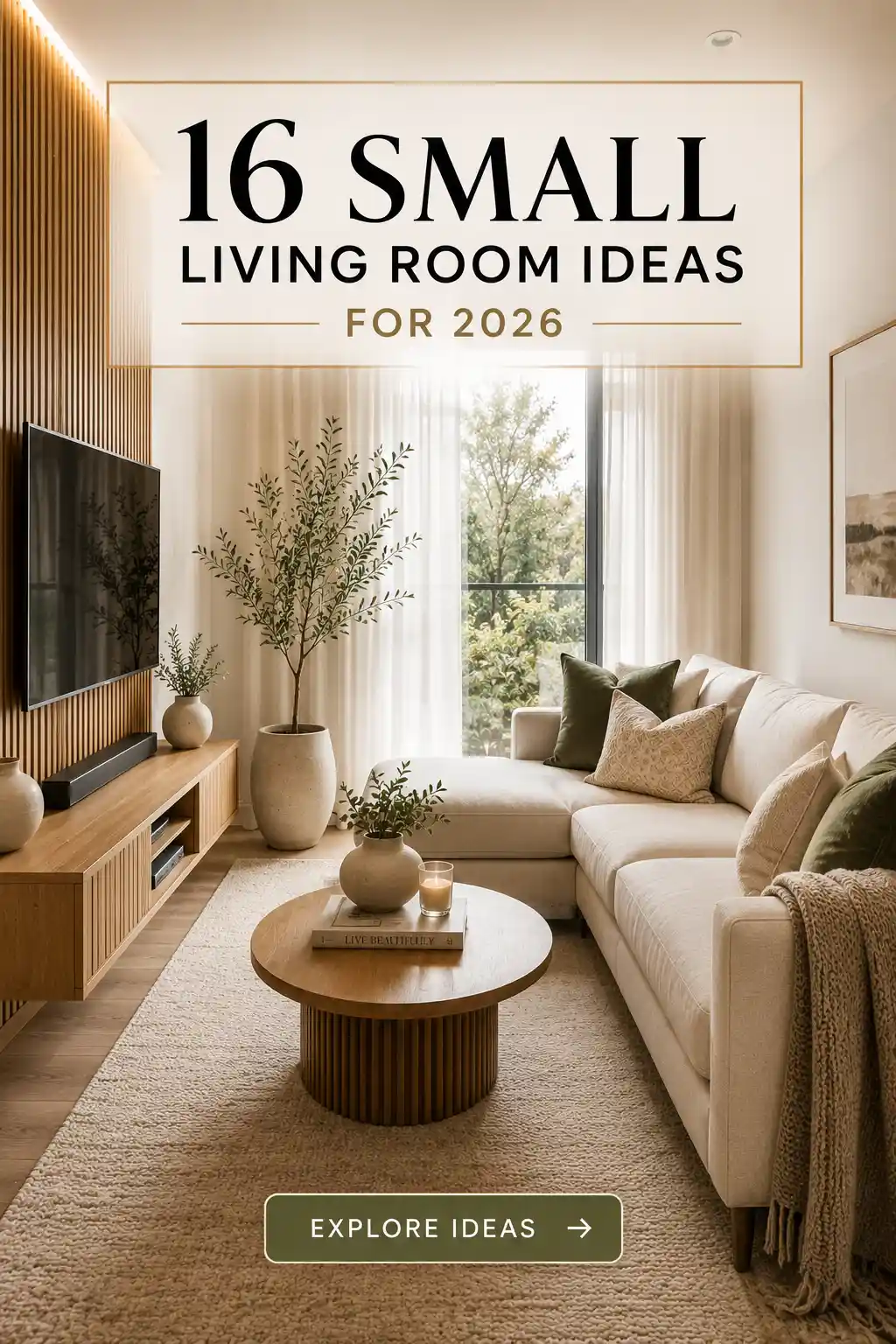 16 Small Living Room Ideas for 2026 to Maximize Your Space