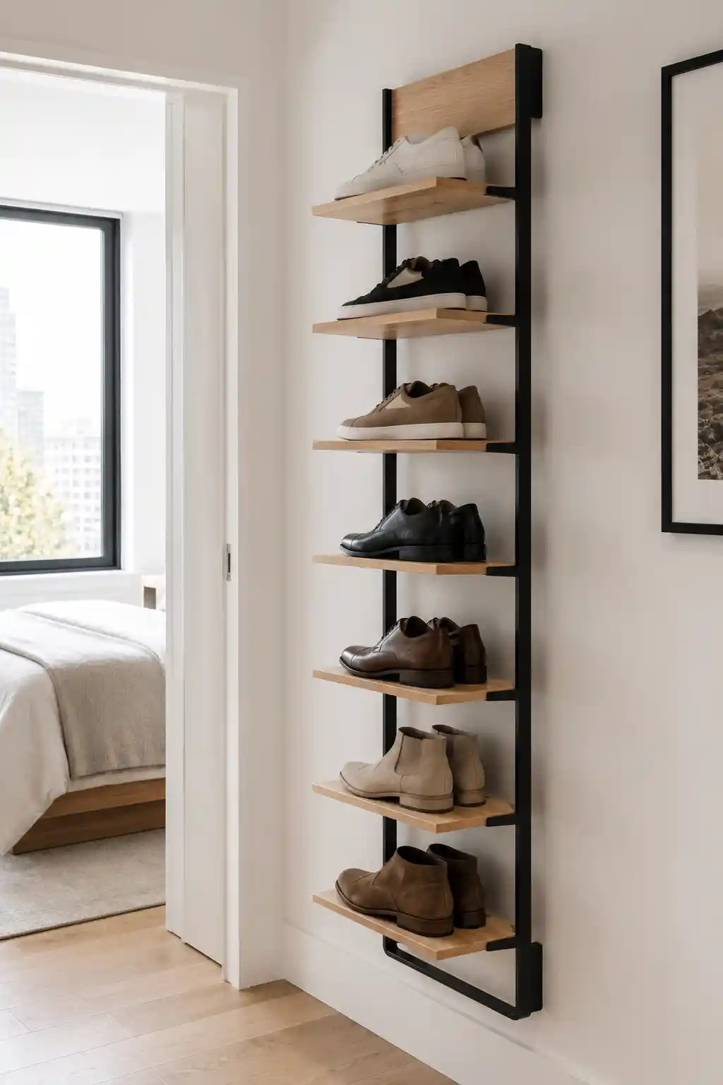 Wall-Mounted Footwear Organizers