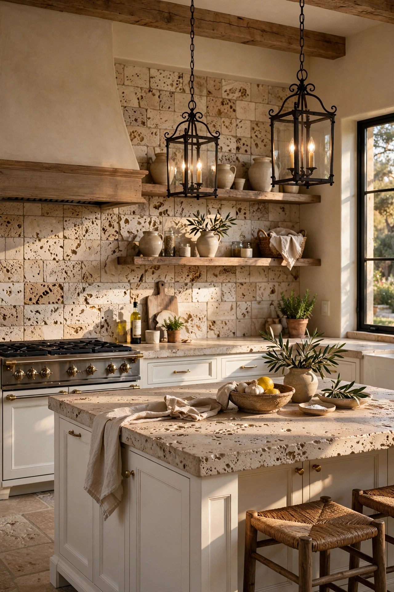 Tumbled Travertine Stone