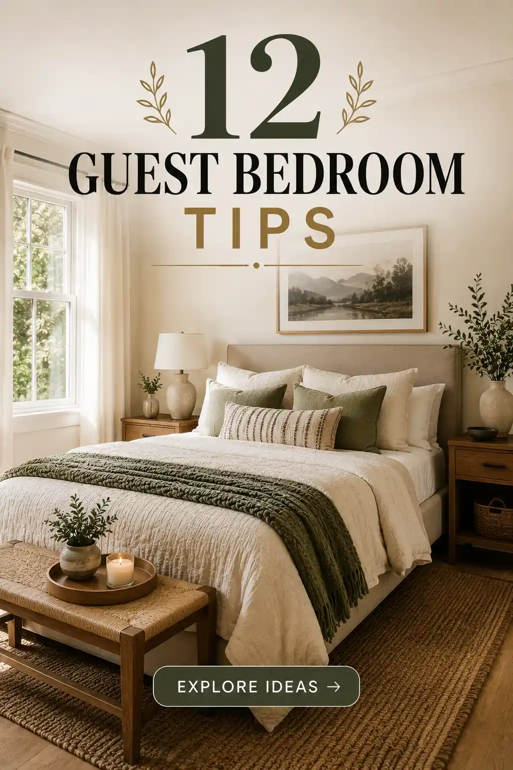 12 Luxurious Guest Bedroom Tips for a Five-Star Stay