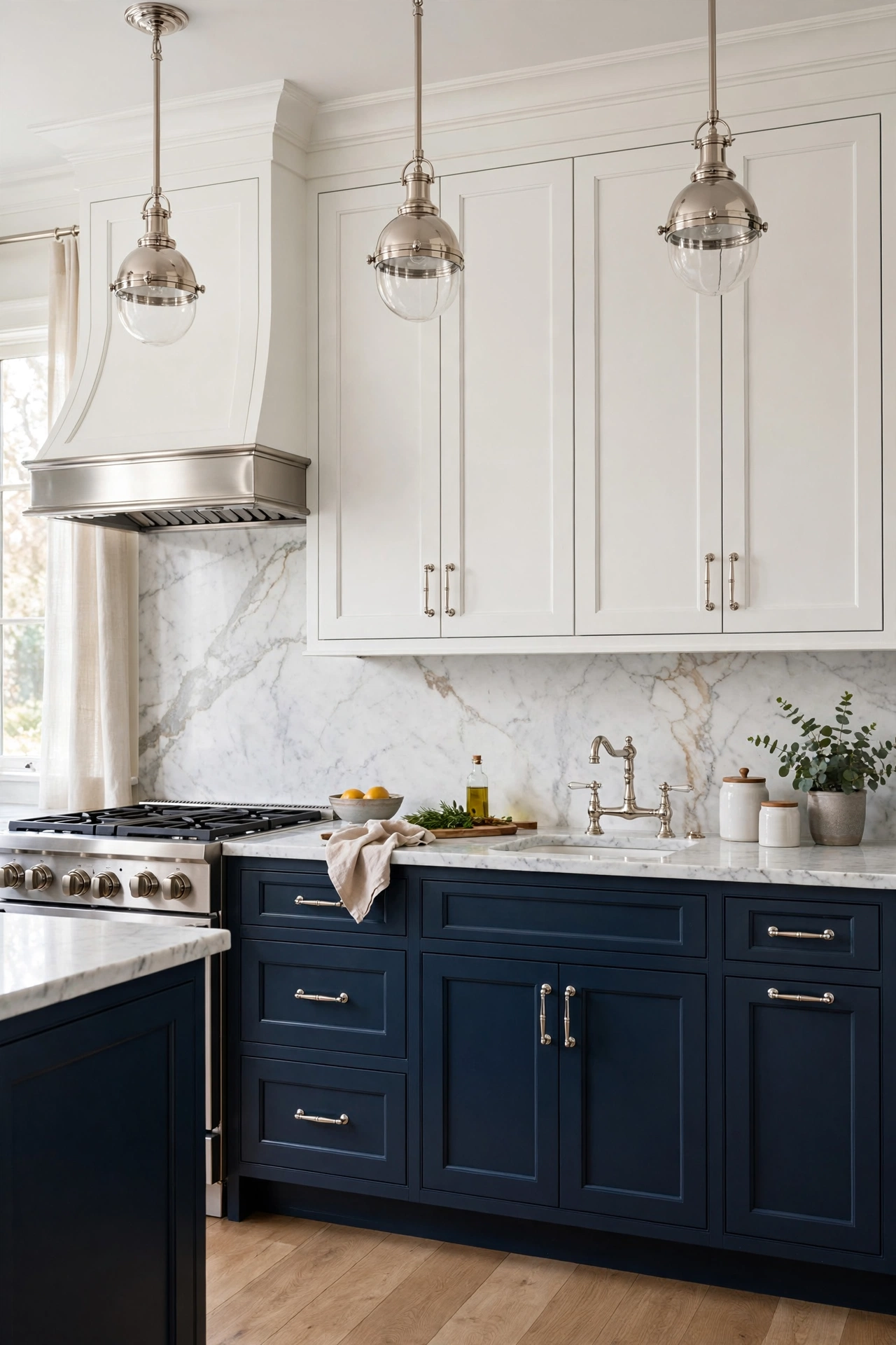 The Perfect Balance of Two-Toned Blue and White