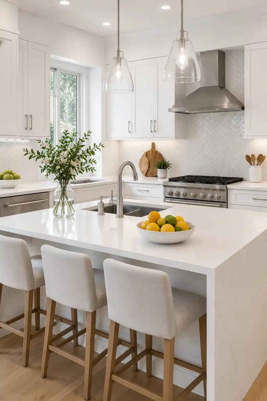 Textural Backsplash Sophistication