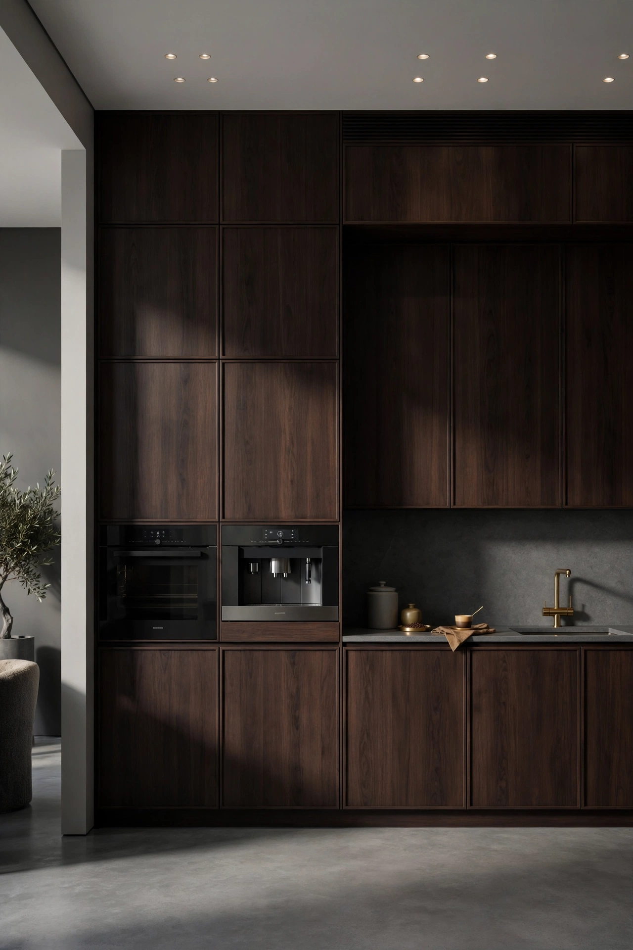 Sleek Espresso and Tailored Lines