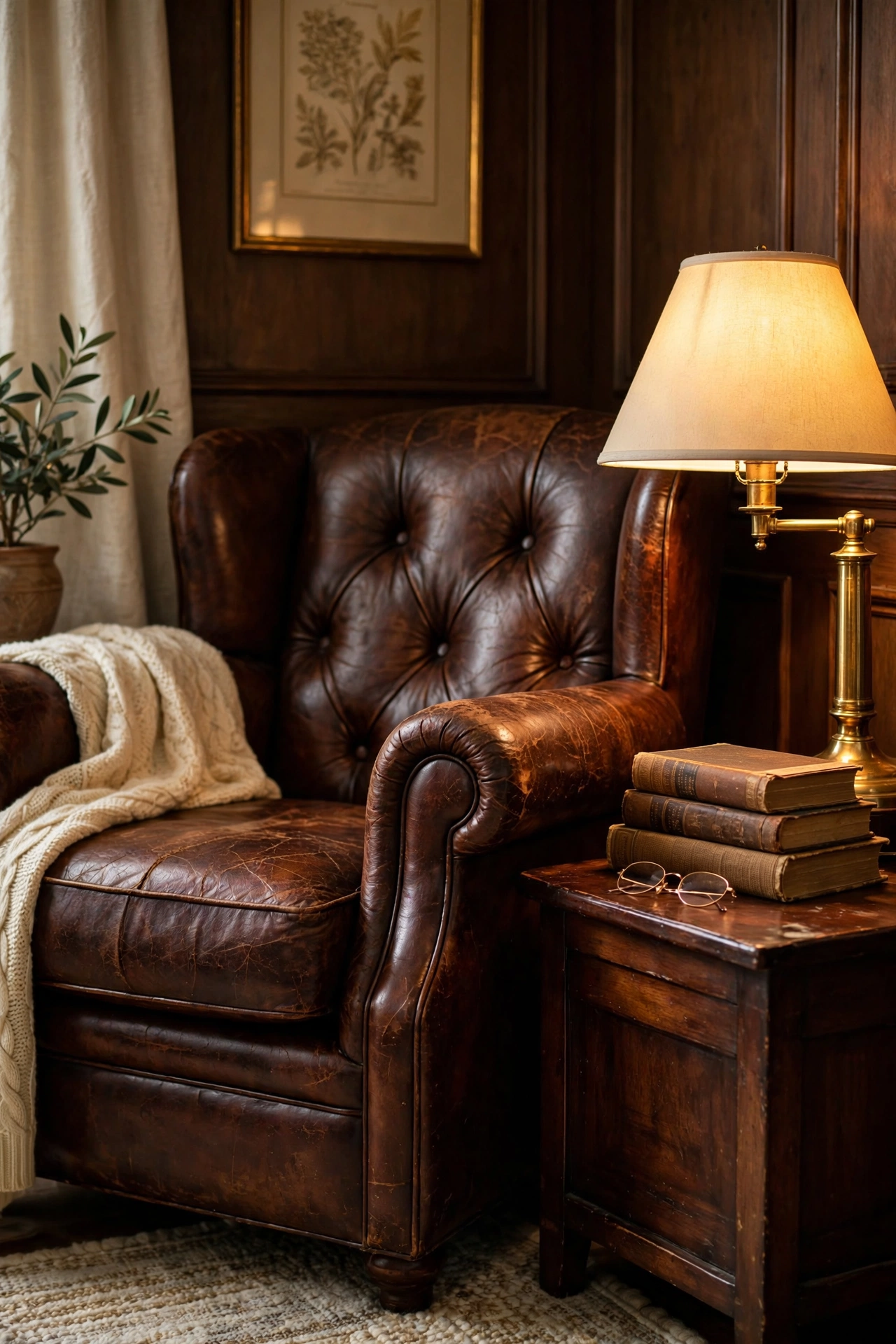 The Cozy Rustic Reading Nook
