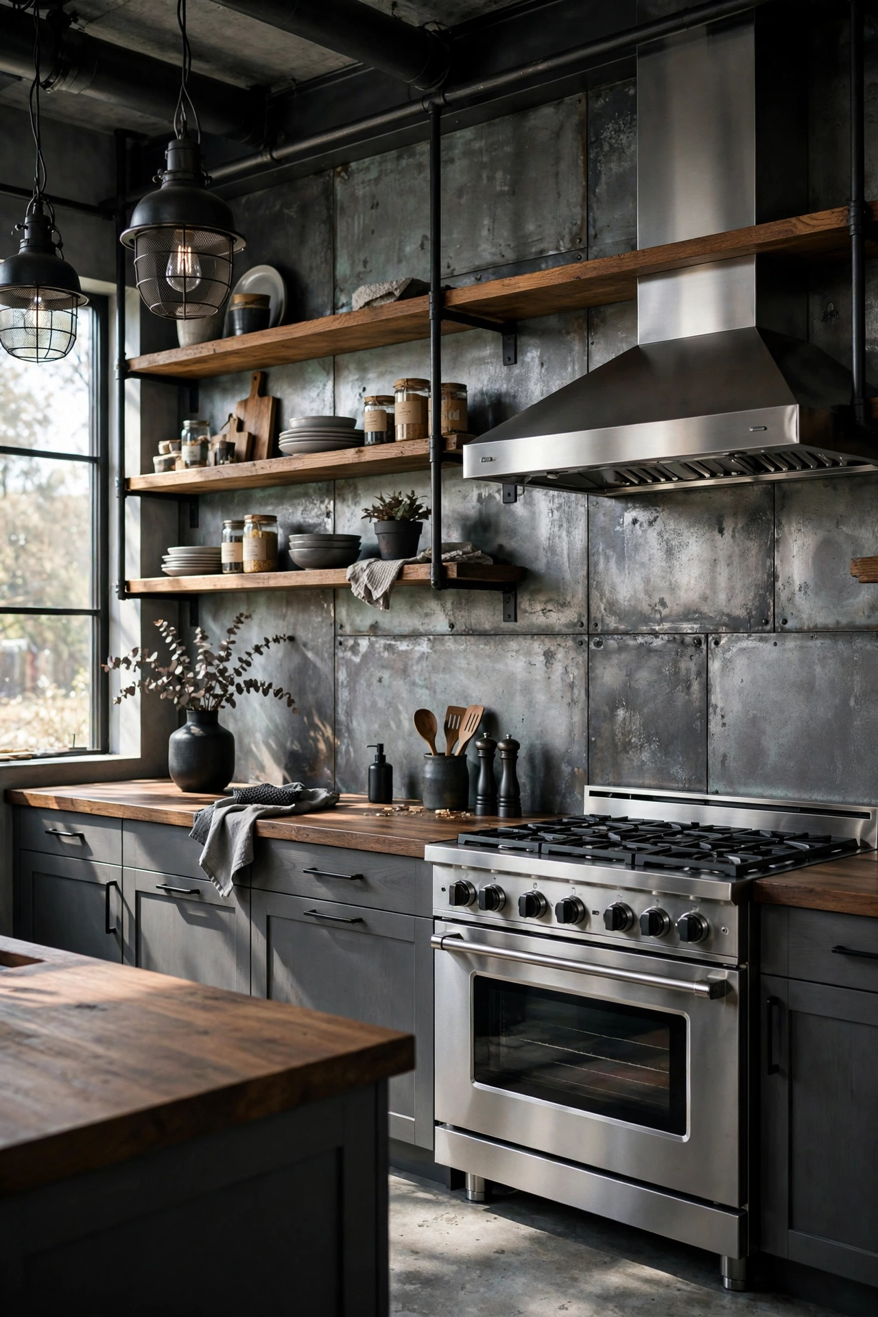Weathered Zinc Panels