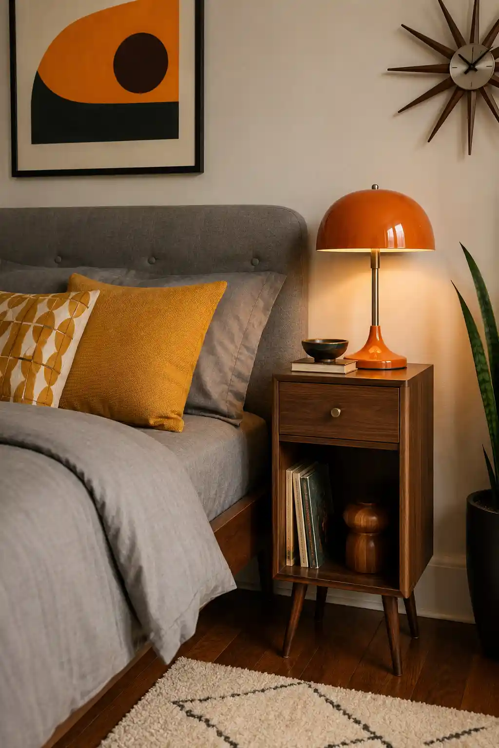 Tapered Leg Mid-Century Modern Stand