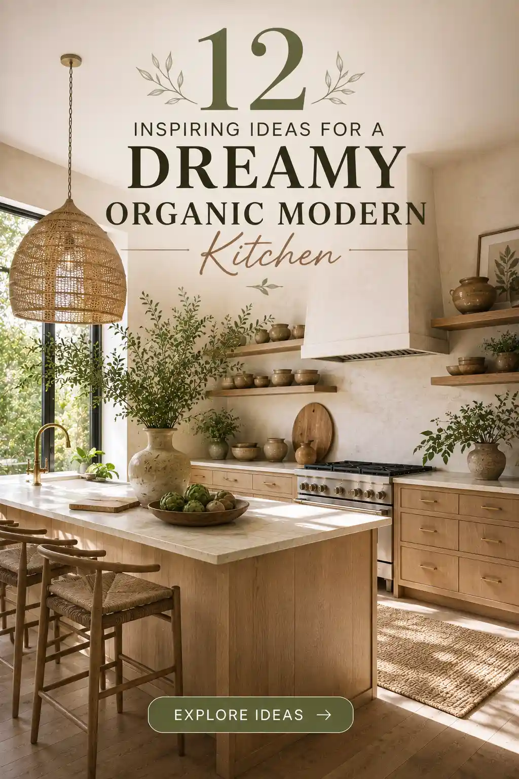 12 Stunning Ideas for a Dreamy Organic Modern Kitchen