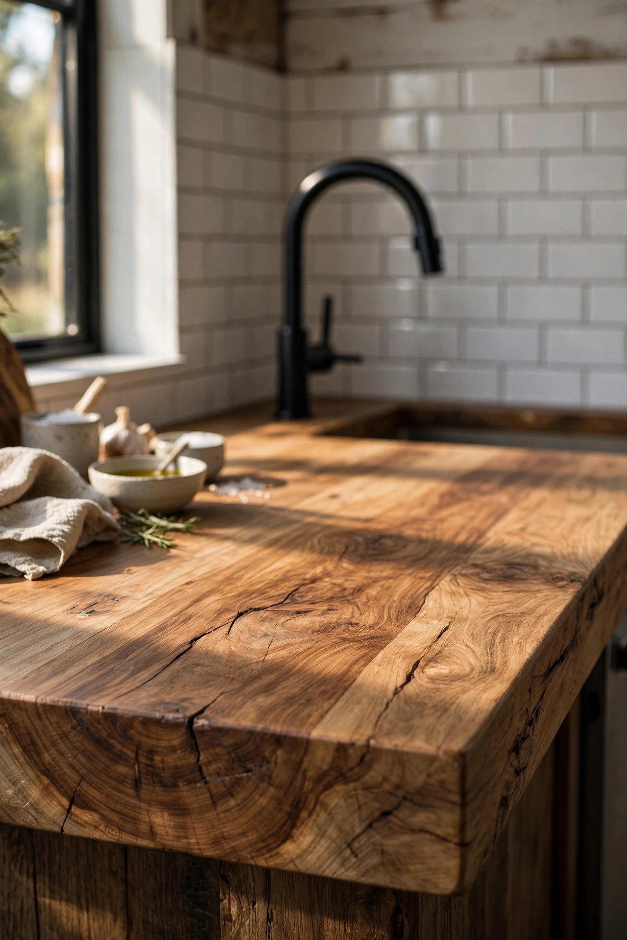 Warmth of Butcher Block Surfaces