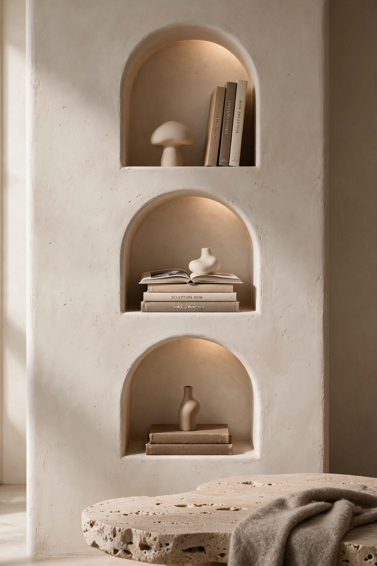 Architectural Depth with Sculptural Niches