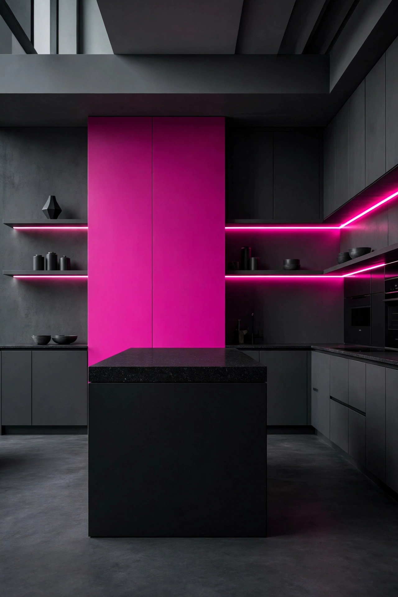 Neon Magenta Modernism