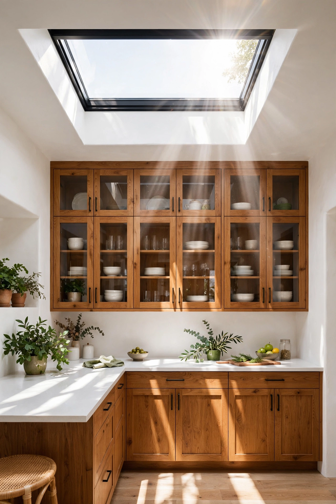 Sun-Drenched Glass and Timber