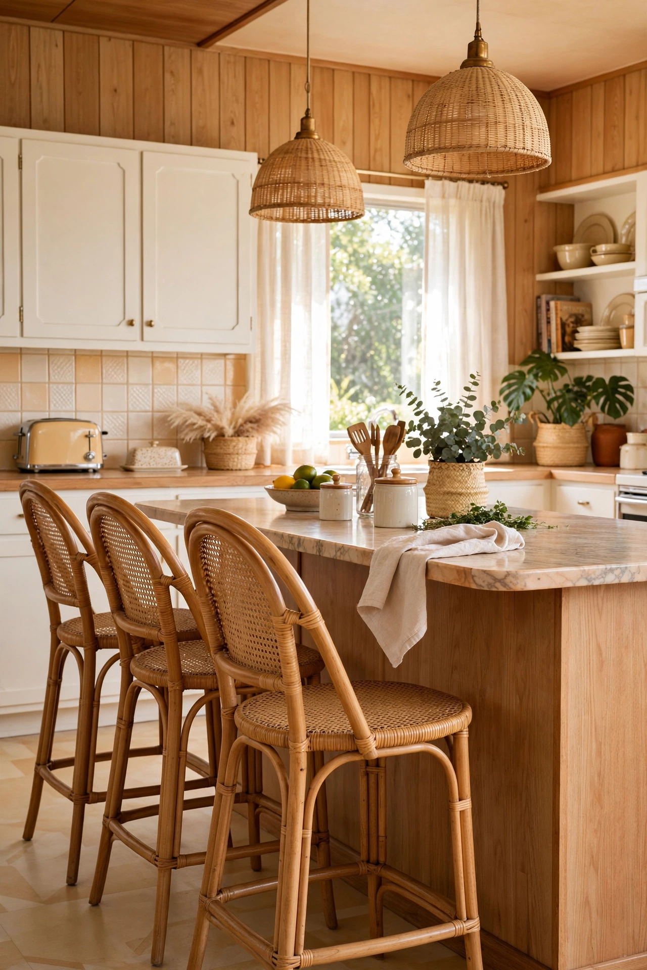 Incorporate Textured Rattan Seating