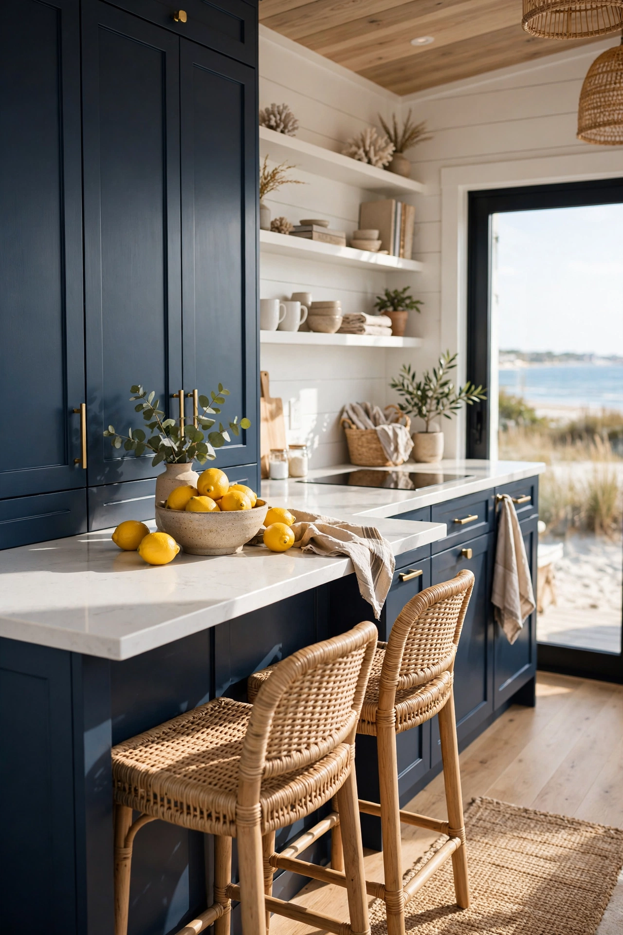 Coastal Navy and White